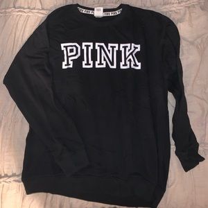 Pink Black Crewneck